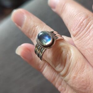 Women's Ring with Blue stone size 6